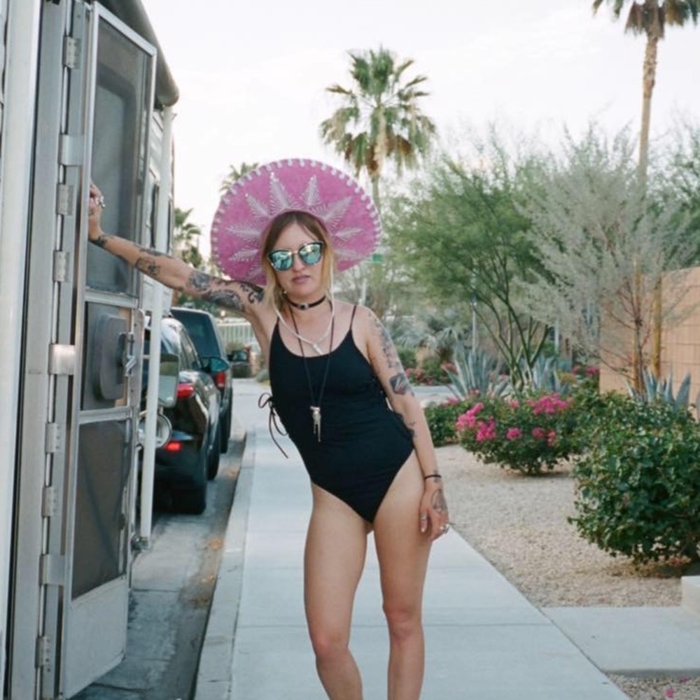 Sexy and cute Lace up body suit